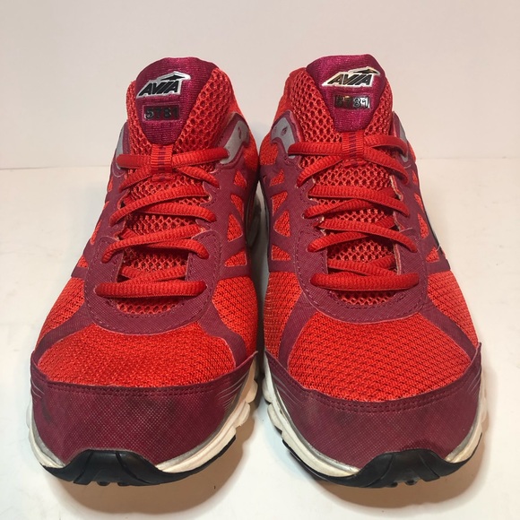 Avia Red Cross Trainers. Red Mesh. Woman’s Size 9. - Picture 2 of 8